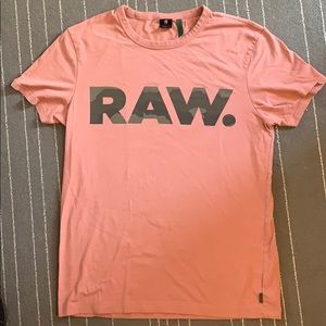 G-Star men’s Large T Shirt.  Camo writing.